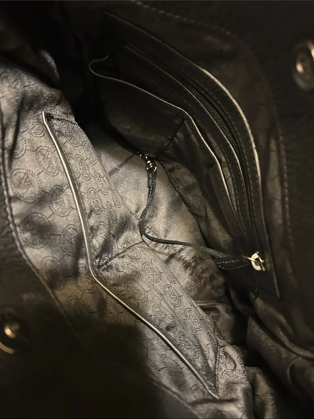 MICHAEL Michael Kors Black Satchel with Gold Hardware - Picture 5 of 13